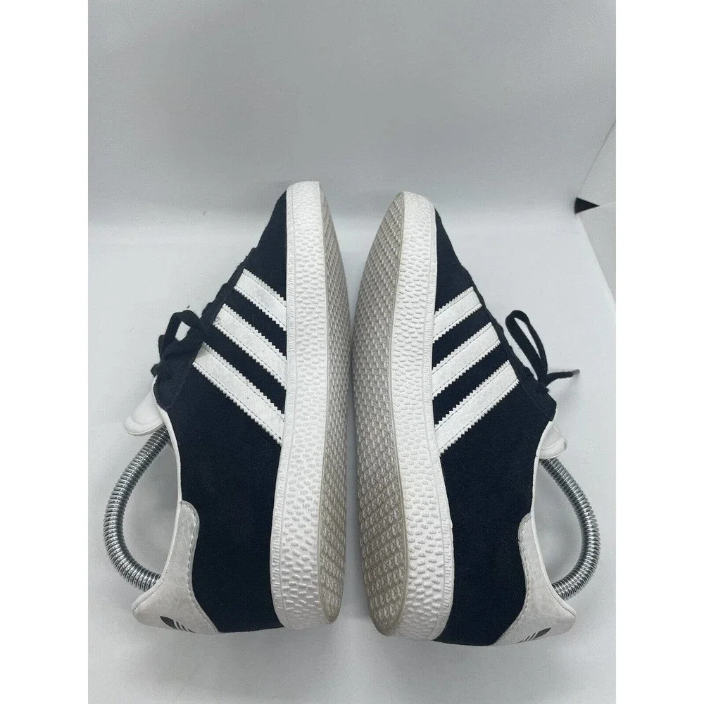 Boys' Girls' Big Kids Youth Adidas Gazelle J Shoes Size 4.5 Suede Black - Picture 6 of 8
